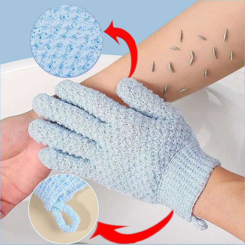 Men'S Accessories Types - Zestaw 2 rękawic do kąpieli złuszczających