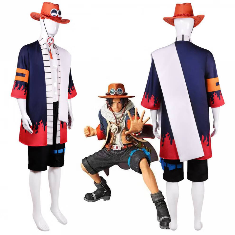 Anime Portgas D Ace przebranie – Men'S Kimono Accessories recenzja i cena